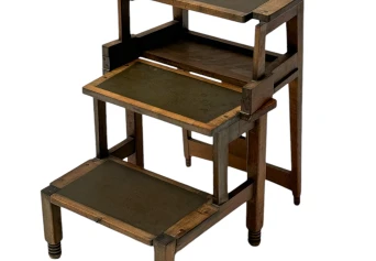 Jac. van den Bosch 't Binnenhuis Art Deco Library Chair or Library Steps, 1916